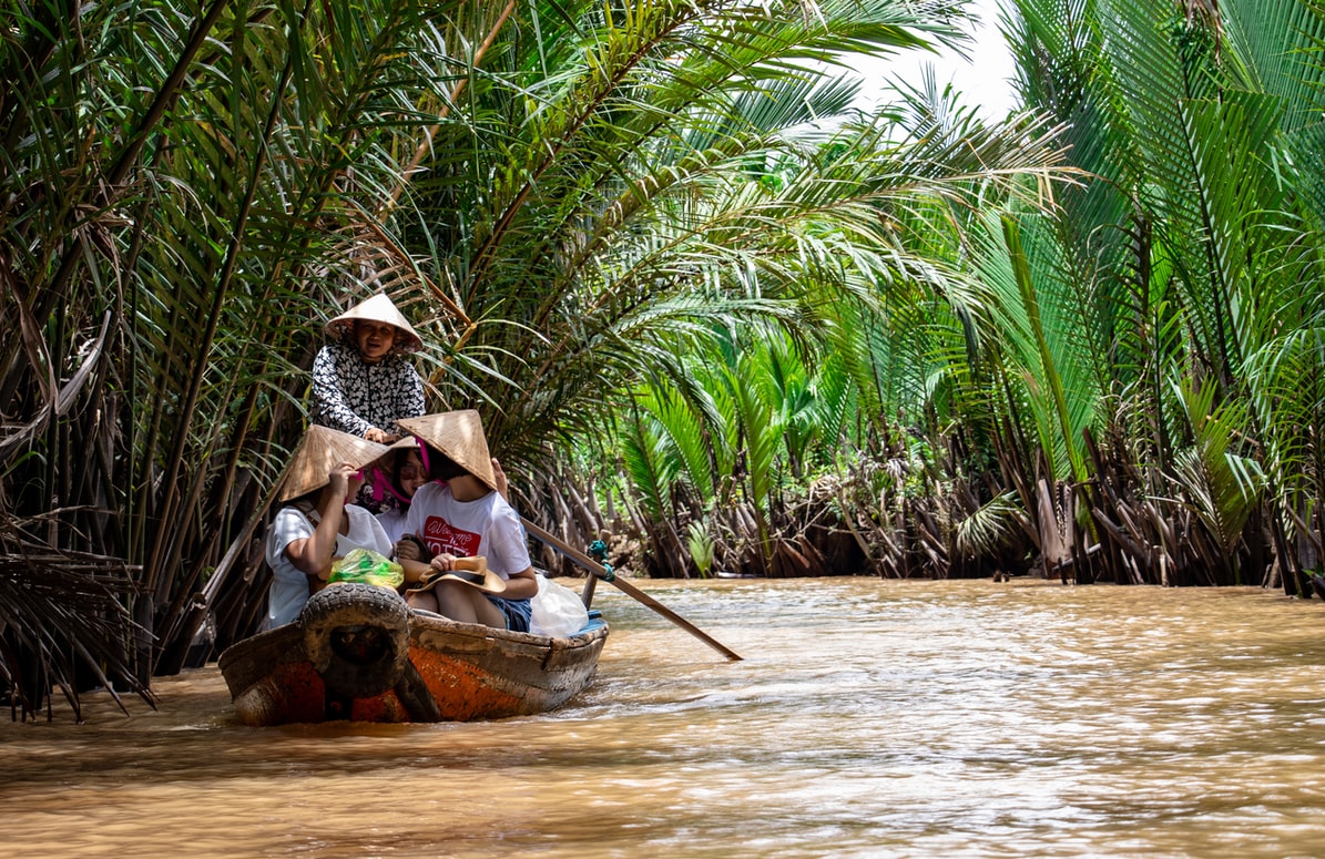 green and rustic Vietnam